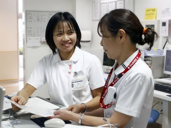 y tá Việt Nam tại Nhật Bản